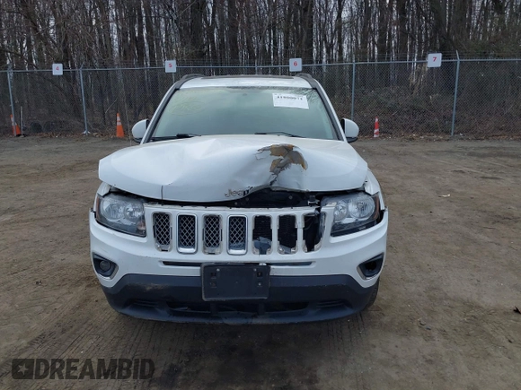 2016 Jeep Compass Latitude with VIN 1C4NJDEBXGD737018, listed as a IAAI auction lot 41800071 with 158,006 mi miles. Bid and sale history available at carsss.com. Image 12.