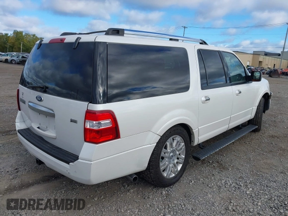 2011 Ford Expedition EL Limited with VIN 1FMJK2A59BEF05119, listed as a IAAI auction lot 40565102 with 216,751 mi miles. Bid and sale history available at carsss.com. Image 4.