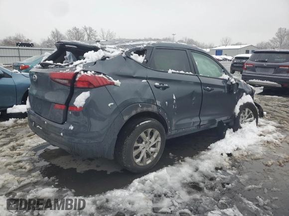 2021 Hyundai Tucson Value with VIN KM8J33A40MU286876, listed as a Copart auction lot 44753335 with Not Provided miles and Salvage Title. Bid and sale history available at DreamBid. Image 3.