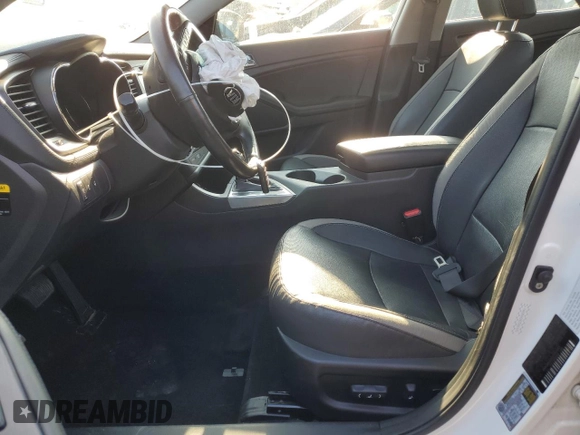 2013 Kia Optima EX with VIN KNAGM4AD0D5060443, listed as a Copart auction lot 65741625 with Not provided miles and Salvage title. Bid and sale history available at DreamBid. Image 7.