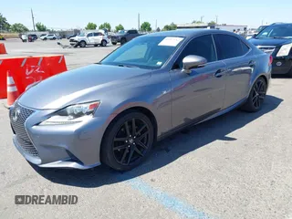 2014 Lexus IS 250 with VIN JTHBF1D21E5037009, listed as a IAAI auction lot 42555142 with 121,026 mi miles and . Bid and sale history available at DreamBid. Image 2.