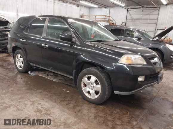 2004 Acura MDX with VIN 2HNYD18254H511752, listed as a IAAI auction lot 41387382 with 217,074 mi miles. Bid and sale history available at carsss.com. Image 1.