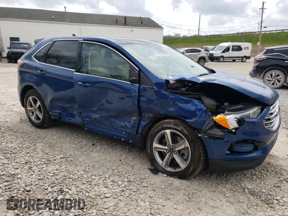 2022 Ford Edge SEL z VIN 2FMPK4J98NBB13788, wystawiony jako Copart lot #54913805 z przebiegiem 25 594 mil mil oraz Szkoda całkowita • Salvage title. Historia ofert i sprzedaży dostępna na DreamBid. Obrazek 4.