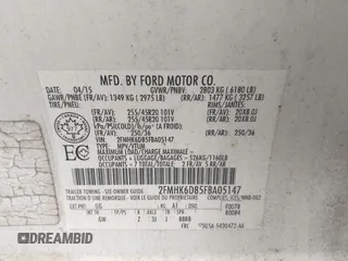 2015 Ford Flex Limited z VIN 2FMHK6D85FBA05147, wystawiony jako IAAI lot #42354595 z przebiegiem 246 245 mil mil oraz . Historia ofert i sprzedaży dostępna na DreamBid. Obrazek 9.