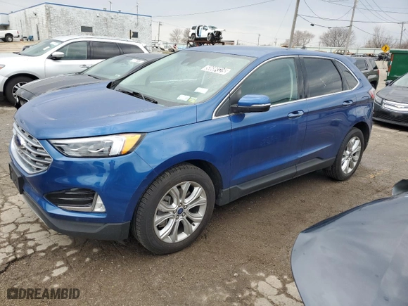 2022 Ford Edge Titanium with VIN 2FMPK4K90NBA13554, listed as a Copart auction lot 50686625 with 94,793 mi miles and Clean Title. Bid and sale history available at carsss.com. Image 1.