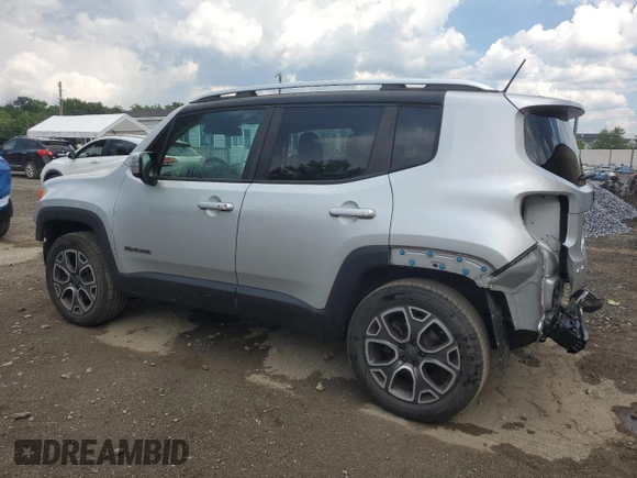 2015 Jeep Renegade Limited with VIN ZACCJBDT0FPB75329, listed as a Copart auction lot 62853495 with 114,693 mi miles and Salvage title. Bid and sale history available at DreamBid. Image 2.