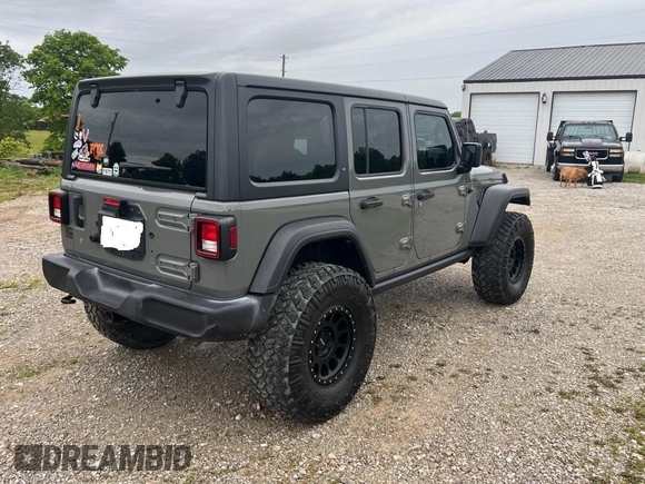 2019 Jeep Wrangler Unlimited Sport S with VIN 1C4HJXDG9KW569235, listed as a Copart auction lot 60338215 with 47,107 mi miles and Clean title. Bid and sale history available at DreamBid. Image 4.