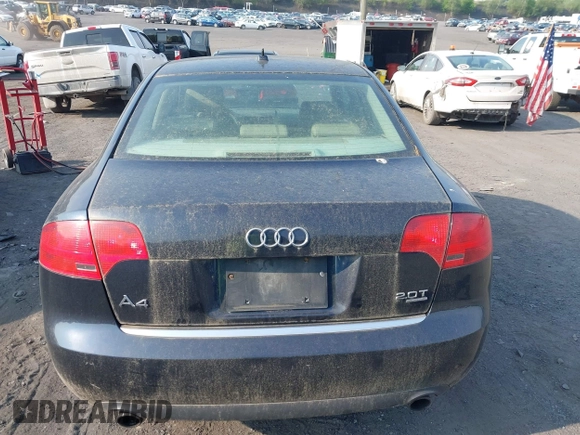 2007 Audi A4 2.0T with VIN WAUDF78E47A203824, listed as a IAAI auction lot 42367667 with 211,061 mi miles and . Bid and sale history available at DreamBid. Image 16.