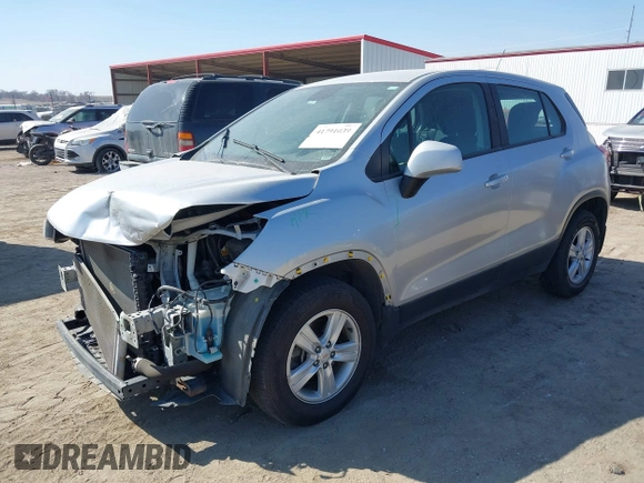 2017 Chevrolet Trax LS with VIN KL7CJNSB3HB192761, listed as a IAAI auction lot 41791039 with 76,591 mi miles. Bid and sale history available at carsss.com. Image 19.