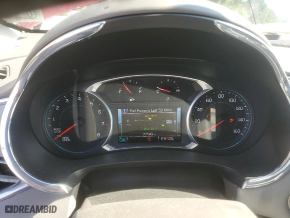 2017 Chevrolet Malibu LT with VIN 1G1ZE5ST9HF132625, listed as a Copart auction lot 49466695 with 77,149 mi miles and Salvage Title. Bid and sale history available at carsss.com. Image 9.
