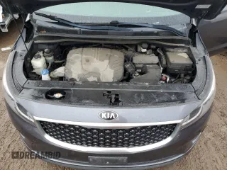 2016 Kia Sedona LX with VIN KNDMB5C1XG6119811, listed as a Copart auction lot 48228105 with 120,748 mi miles and Clean Title. Bid and sale history available at carsss.com. Image 12.