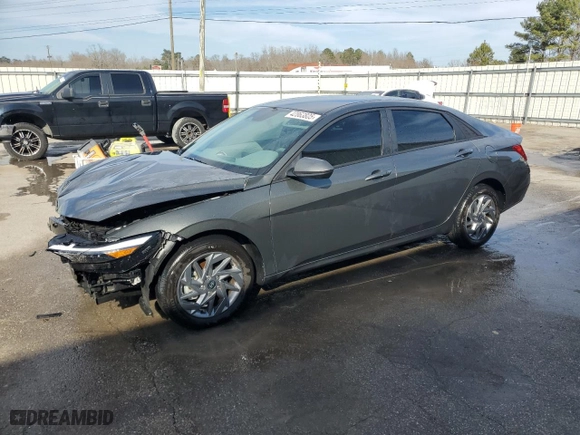 2024 Hyundai Elantra SEL with VIN KMHLM4DG4RU734240, listed as a Copart auction lot 42863805 with 14,880 mi miles and Salvage Title. Bid and sale history available at carsss.com. Image 1.