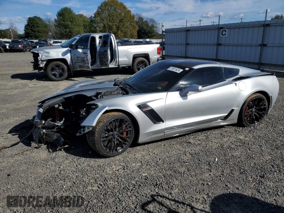 2015 Chevrolet Corvette Z06 3LZ with VIN 1G1YT2D64F5600013, listed as a Copart auction lot 81901924 with 0 mi miles and Salvage Title. Bid and sale history available at carsss.com. Image 1.