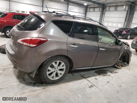 2012 Nissan Murano LE with VIN JN8AZ1MW7CW230770, listed as a Copart auction lot 86133794 with 163,974 mi miles and Salvage Title. Bid and sale history available at carsss.com. Image 3.