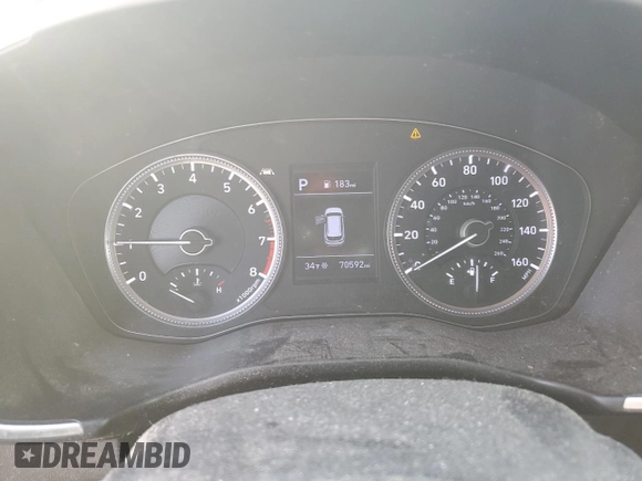2019 Hyundai Santa Fe SE with VIN 5NMS2CAD8KH083878, listed as a Copart auction lot 45535045 with 70,592 mi miles and Salvage Title. Bid and sale history available at carsss.com. Image 9.