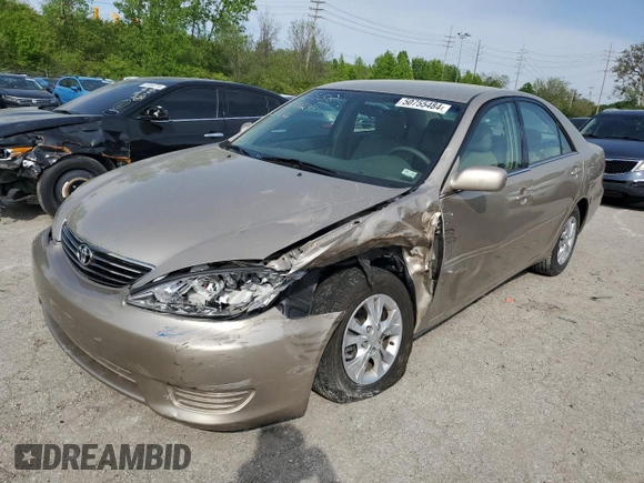 2005 Toyota Camry LE with VIN 4T1BF32K35U616312, listed as a Copart auction lot 50755484 with 41,045 mi miles and Salvage Title. Bid and sale history available at DreamBid. Image 1.