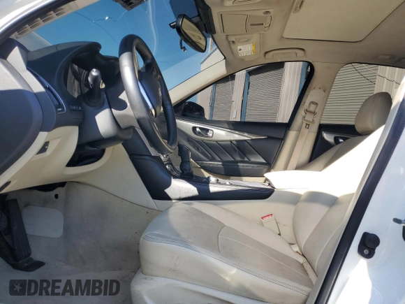 2020 Infiniti Q50 3.0t LUXE with VIN JN1EV7ARXLM251153, listed as a Copart auction lot 44759545 with 54,476 mi miles and Salvage Title. Bid and sale history available at carsss.com. Image 7.