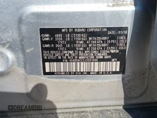 2018 Subaru Outback Premium с VIN 4S4BSACC2J3301086, выставлен на аукционе IAAI как лот 42380810 с пробегом 193 973 миль миль и . История ставок и продаж доступна на DreamBid. Изображение 9.