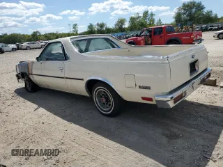 1983 Chevrolet El Camino z VIN 1GCCW8094DR284467, wystawiony jako Copart lot #68342674 z przebiegiem Nie podano mil oraz Szkoda całkowita • Salvage title. Historia ofert i sprzedaży dostępna na DreamBid. Obrazek 2.