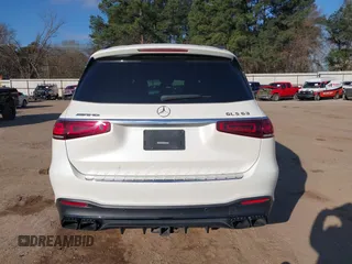 2021 Mercedes-Benz GLS 63 AMG with VIN 4JGFF8KE7MA432743, listed as a IAAI auction lot 41621423 with 65,225 mi miles and . Bid and sale history available at DreamBid. Image 17.