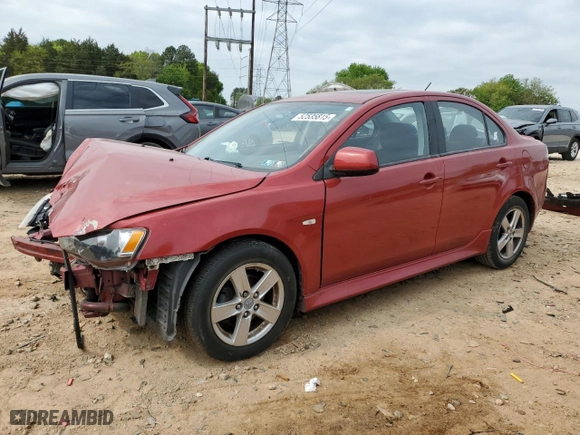 2013 Mitsubishi Lancer SE with VIN JA32V2FW2DU022922, listed as a Copart auction lot 52535815 with 147,865 mi miles and Salvage Title. Bid and sale history available at carsss.com. Image 1.
