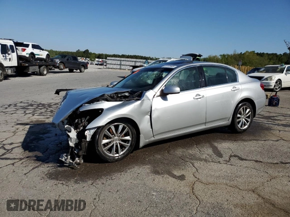2008 Infiniti G35 Journey with VIN JNKBV61E48M200468, listed as a Copart auction lot 51741445 with Not Provided miles and Salvage Title. Bid and sale history available at DreamBid. Image 1.