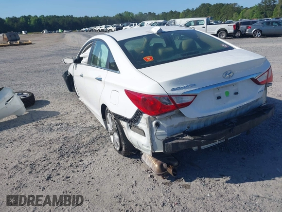 2013 Hyundai Sonata Limited with VIN 5NPEC4AC2DH577389, listed as a IAAI auction lot 42144592 with 145,327 mi miles and . Bid and sale history available at carsss.com. Image 3.