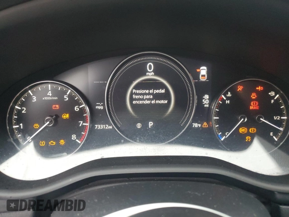 2019 Mazda 3 Premium with VIN 3MZBPAEM5KM103157, listed as a Copart auction lot 66746374 with 73,312 mi miles and Non Repairable. Bid and sale history available at DreamBid. Image 9.