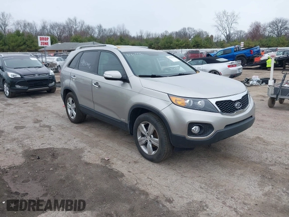 2013 Kia Sorento EX with VIN 5XYKUCA67DG380083, listed as a IAAI auction lot 41957996 with 73,598 mi miles and . Bid and sale history available at DreamBid. Image 1.