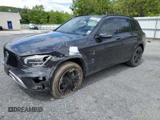 2020 Mercedes-Benz GLC 300 z VIN W1N0G8EB3LF841728, wystawiony jako Copart lot #58074635 z przebiegiem 54 920 mil mil oraz Szkoda całkowita • Salvage title. Historia ofert i sprzedaży dostępna na DreamBid. Obrazek 1.