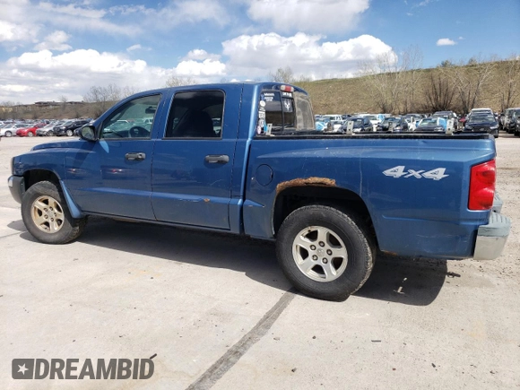 2005 Dodge Dakota SLT with VIN 1D7HW48N15S306375, listed as a Copart auction lot 52235115 with 171,047 mi miles and Clean Title. Bid and sale history available at carsss.com. Image 2.