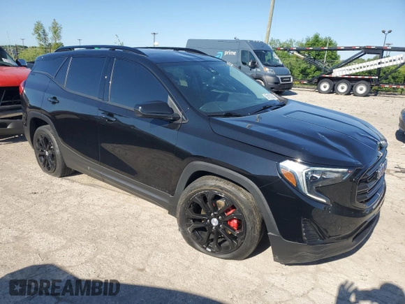 2020 GMC Terrain SLE z VIN 3GKALMEVXLL106300, wystawiony jako Copart lot #58192265 z przebiegiem 77 219 mil mil oraz Szkoda całkowita • Salvage title. Historia ofert i sprzedaży dostępna na DreamBid. Obrazek 4.