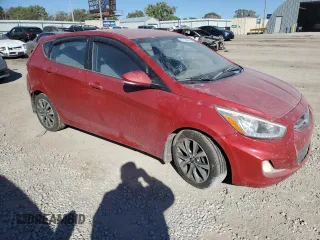 2015 Hyundai Accent Sport with VIN KMHCU5AE5FU233118, listed as a Copart auction lot 76130524 with 150,019 mi miles and Salvage Title. Bid and sale history available at carsss.com. Image 4.