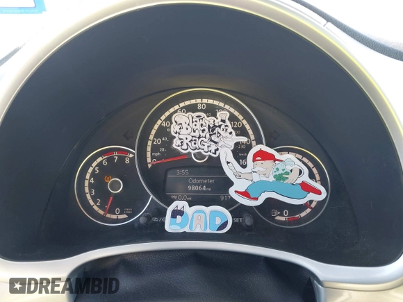 2013 Volkswagen Beetle 2.5L w/Sun/Sound/Nav with VIN 3VWJX7AT3DM663774, listed as a IAAI auction lot 41738146 with 98,064 mi miles and . Bid and sale history available at DreamBid. Image 7.