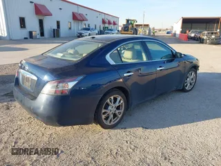 2012 Nissan Maxima S with VIN 1N4AA5APXCC848941, listed as a IAAI auction lot 41328588 with 102,079 mi miles and . Bid and sale history available at DreamBid. Image 4.