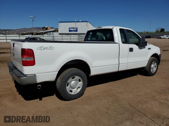 2008 Ford F-150 XL with VIN 1FTRF14W98KD16281, listed as a Copart auction lot 55631865 with 157,976 mi miles and Clean title. Bid and sale history available at DreamBid. Image 3.
