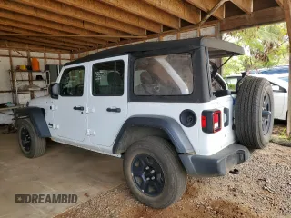 2023 Jeep Wrangler Sport with VIN 1C4HJXDGXPW697782, listed as a Copart auction lot 46709525 with 16,147 mi miles and Clean Title. Bid and sale history available at DreamBid. Image 2.