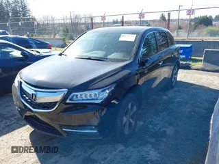 2016 Acura MDX with VIN 5FRYD3H25GB014565, listed as a IAAI auction lot 41678737 with 101,682 mi miles. Bid and sale history available at carsss.com. Image 2.