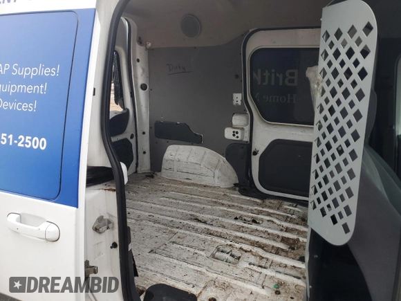 2012 Ford Transit Connect XLT with VIN NM0KS9BN6CT087323, listed as a Copart auction lot 55590515 with 156,465 mi miles and Salvage title. Bid and sale history available at DreamBid. Image 10.