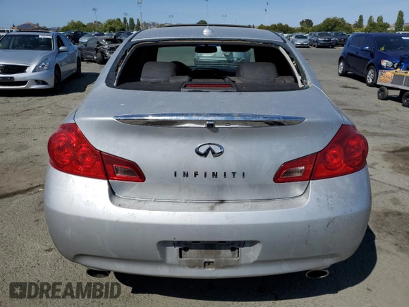2008 Infiniti G35 Journey with VIN JNKBV61E08M218577, listed as a Copart auction lot 62776125 with 246,590 mi miles and Salvage title. Bid and sale history available at DreamBid. Image 6.