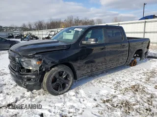 2020 Ram 1500 Big Horn with VIN 1C6SRFFT2LN395428, listed as a Copart auction lot 46041675 with 44,411 mi miles and Salvage Title. Bid and sale history available at carsss.com. Image 1.