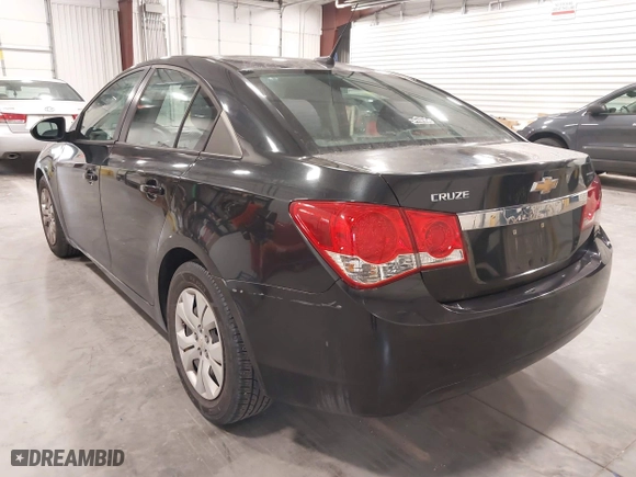 2014 Chevrolet Cruze LS with VIN 1G1PA5SH2E7340849, listed as a IAAI auction lot 41945025 with 107,425 mi miles. Bid and sale history available at carsss.com. Image 3.