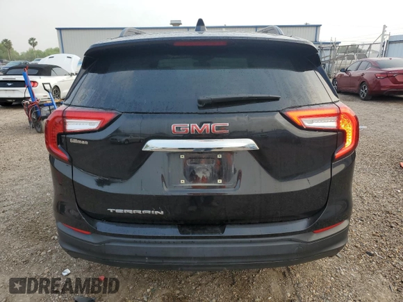 2022 GMC Terrain SLE z VIN 3GKALMEV6NL144450, wystawiony jako Copart lot #51382405 z przebiegiem Nie podano mil oraz Szkoda całkowita • Salvage title. Historia ofert i sprzedaży dostępna na DreamBid. Obrazek 6.