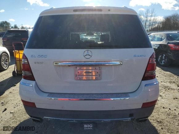 2009 Mercedes-Benz GL-Class 5.5L with VIN 4JGBF86E29A467075, listed as a Copart auction lot 85040734 with 186,768 mi miles and Clean Title. Bid and sale history available at carsss.com. Image 6.