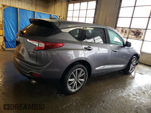 2020 Acura RDX w/Technology Pkg with VIN 5J8TC2H58LL018802, listed as a Copart auction lot 49589084 with 36,217 mi miles. Bid and sale history available at carsss.com. Image 3.