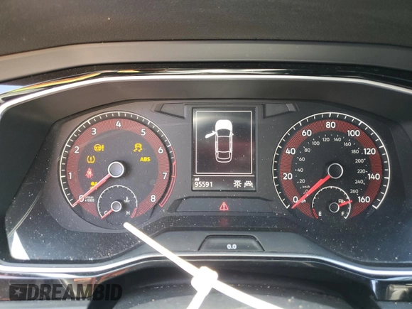 2019 Volkswagen Jetta S with VIN 3VW6T7BU7KM192797, listed as a Copart auction lot 62733765 with 95,591 mi miles and Salvage title. Bid and sale history available at DreamBid. Image 9.
