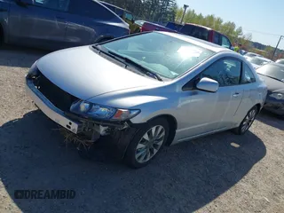 2009 Honda Civic Cpe EX with VIN 2HGFG12839H521061, listed as a IAAI auction lot 42043902 with 83,731 mi miles. Bid and sale history available at carsss.com. Image 2.