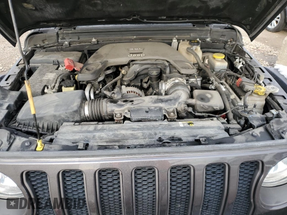2018 Jeep Wrangler Unlimited Rubicon with VIN 1C4HJXFG7JW167144, listed as a Copart auction lot 48066285 with 132,399 mi miles and Salvage title. Bid and sale history available at DreamBid. Image 12.