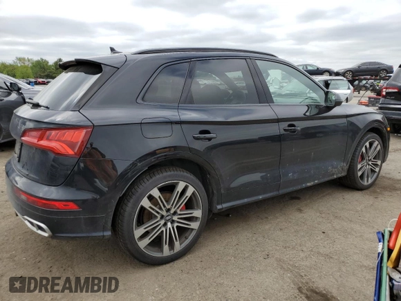 2018 Audi SQ5 Prestige with VIN WA1C4AFY5J2043298, listed as a Copart auction lot 53654434 with 135,553 mi miles and . Bid and sale history available at DreamBid. Image 3.