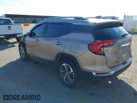 2018 GMC Terrain SLT with VIN 3GKALPEV7JL253429, listed as a IAAI auction lot 41527332 with 118,996 mi miles and . Bid and sale history available at carsss.com. Image 3.